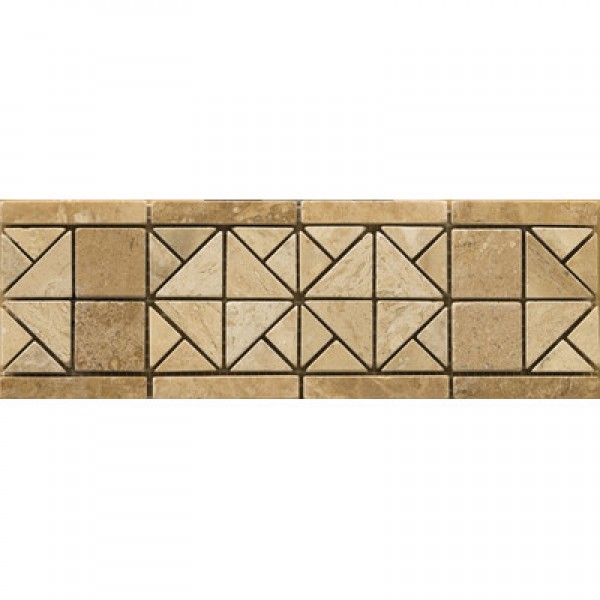 Bordur Dekoratif Mermer Traverten Mozaik-DT1326